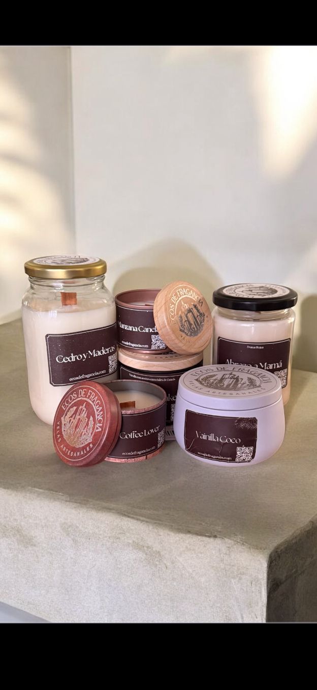 Velas Aromáticas Ecos De Fragancia