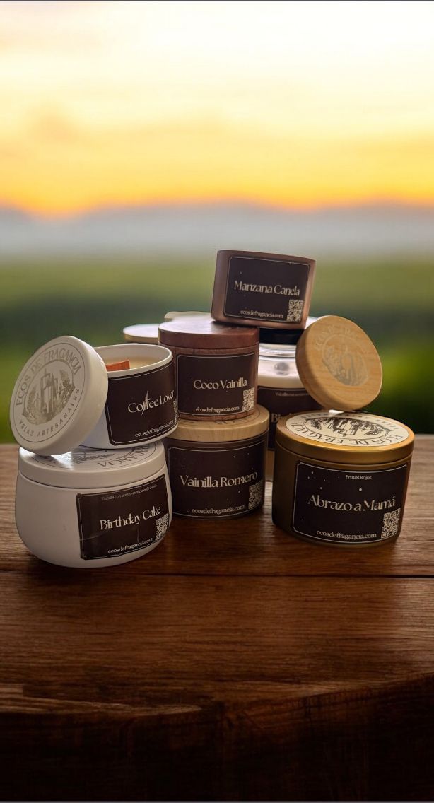 Velas Aromáticas Ecos De Fragancia