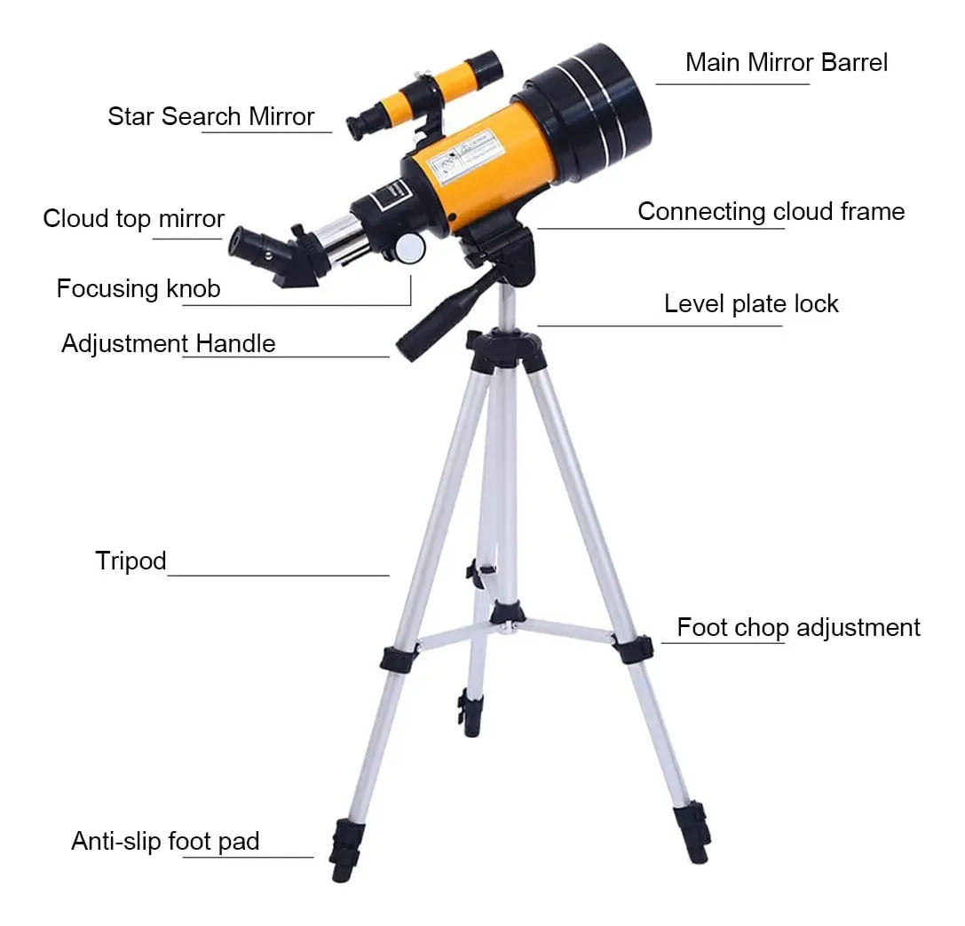 Telescopio Astronómico Refractor HD