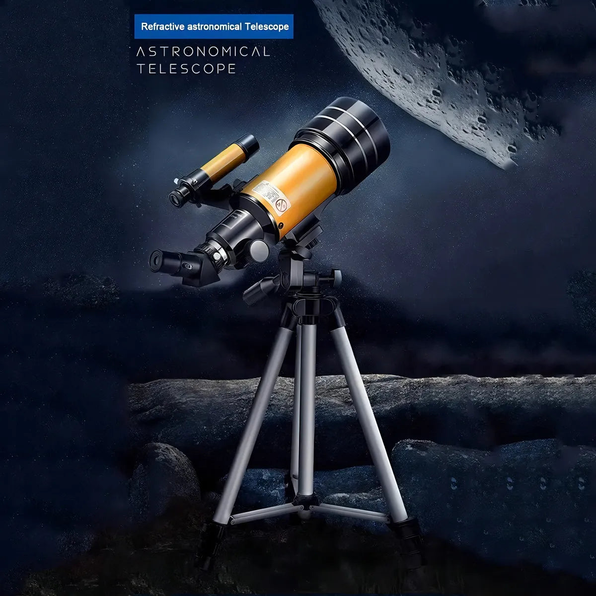 Telescopio Astronómico Refractor HD