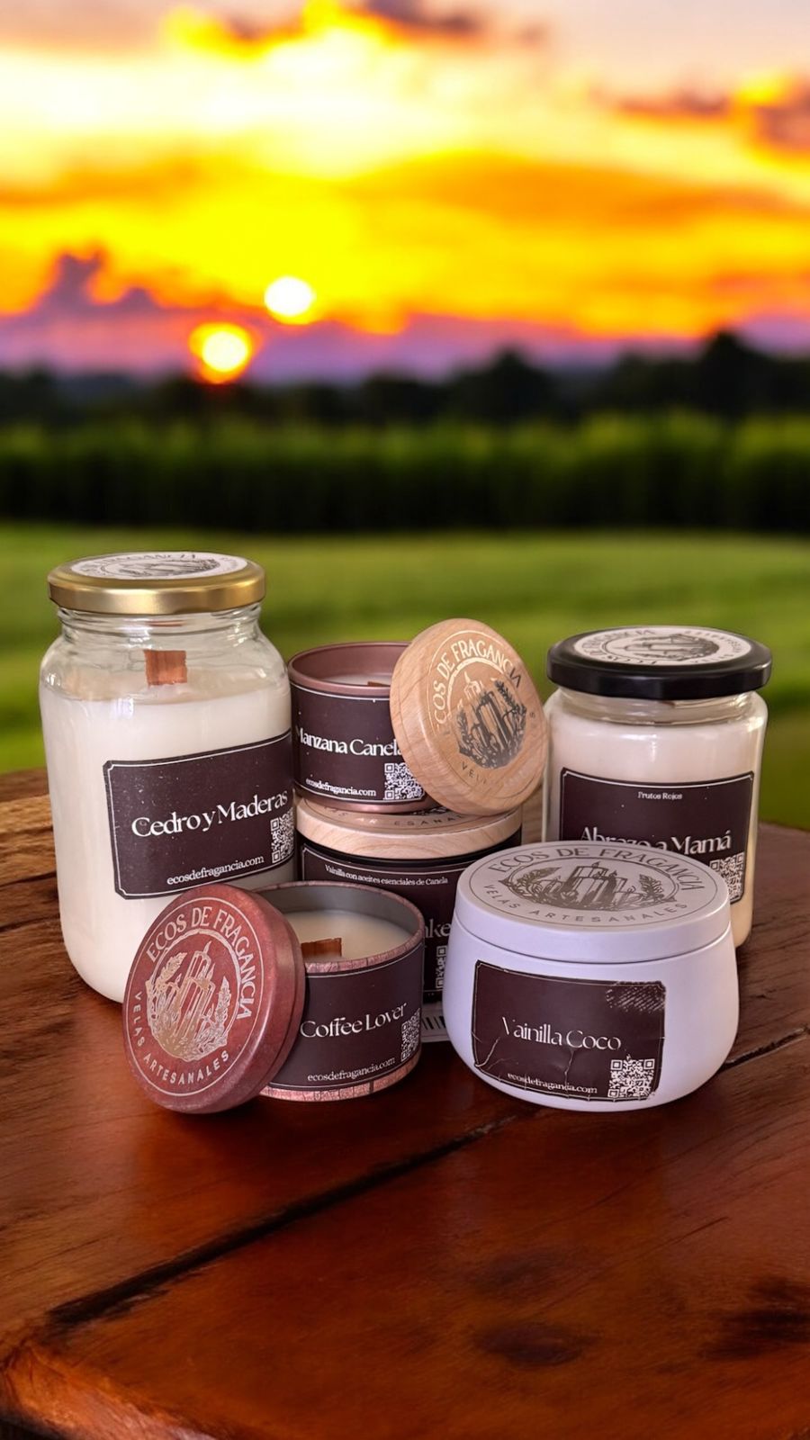 Velas Aromáticas Ecos De Fragancia