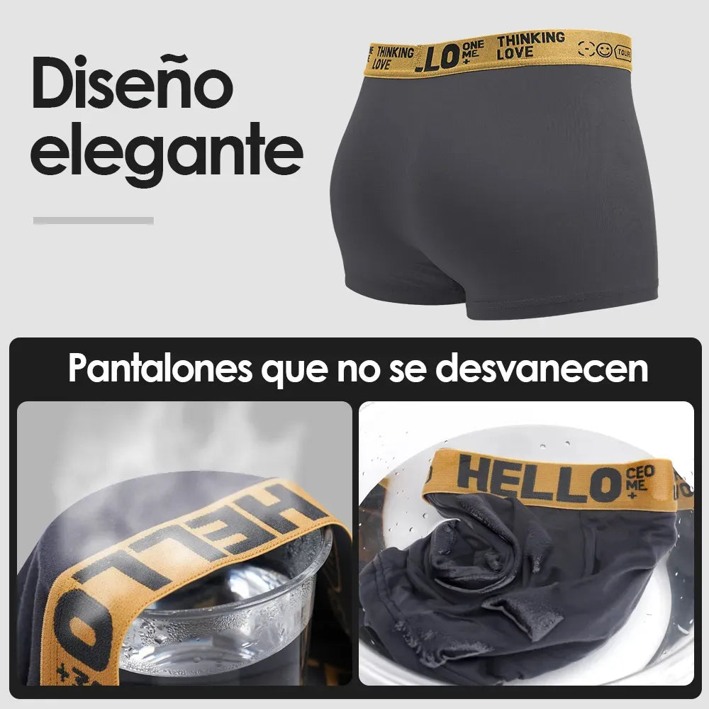 10 Bóxer Caballero Pack Ropa Interior Algodón